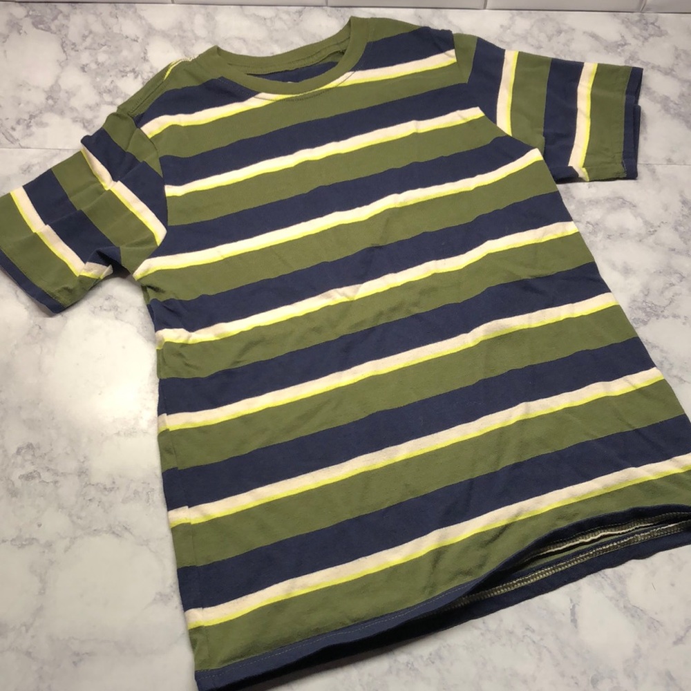 Wonder Nation Boys Striped SS Tee